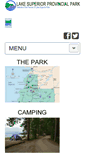 Mobile Screenshot of lakesuperiorpark.ca